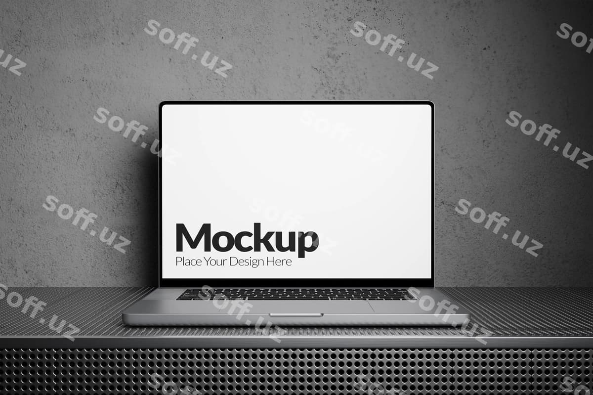 Noutbuk ekran modeli | Laptop screen mockup