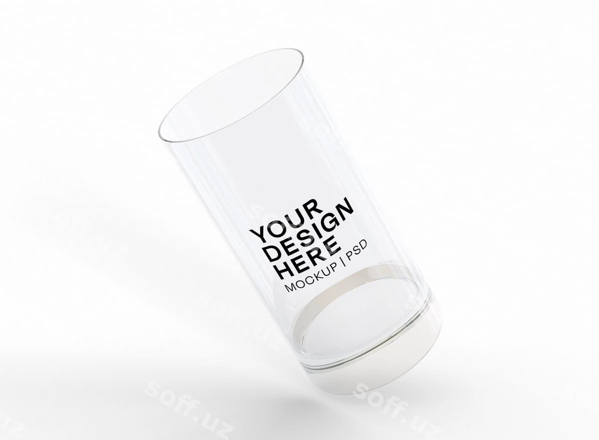 Katta shisha maketi | Large glass mockup