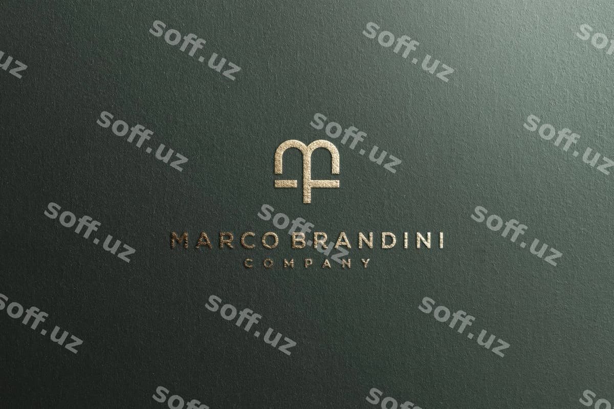 Logo mockup teksturli hasharot oltin | Logo mockup textured luxury gold