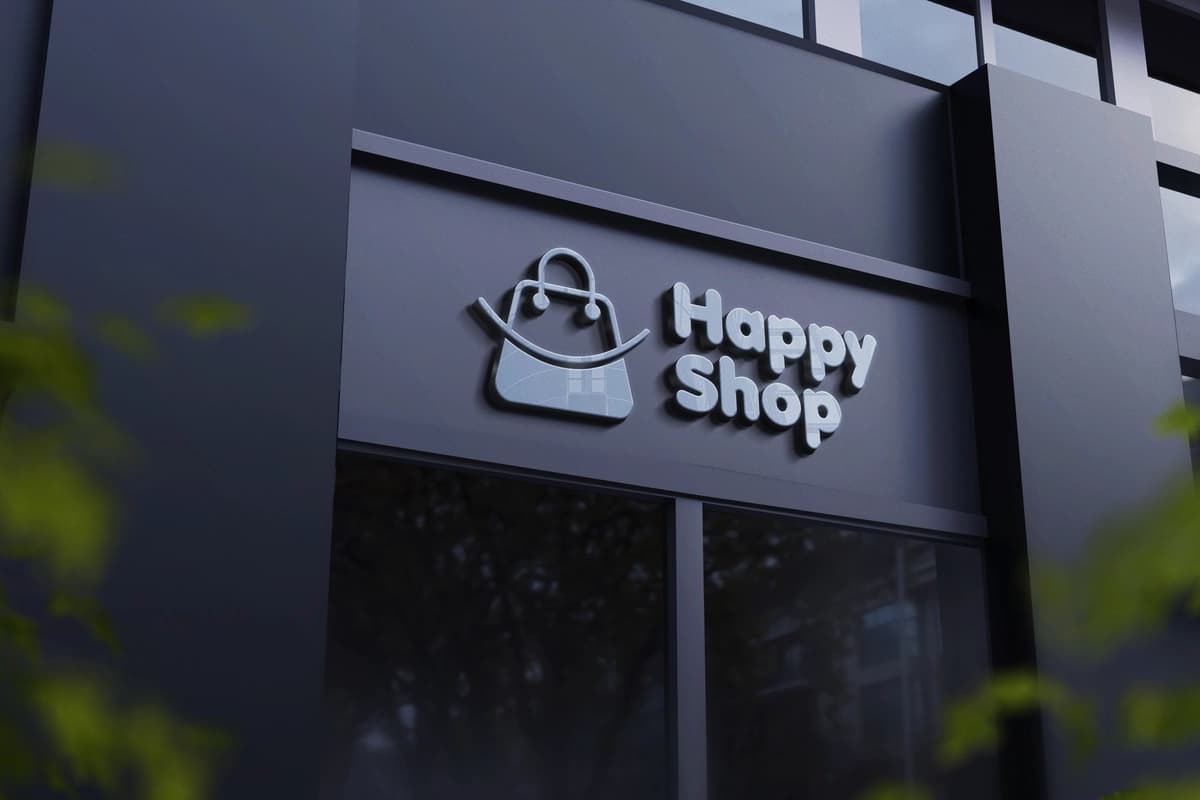 Kumush effektli logotip maketi | Logo mockup with silver effect