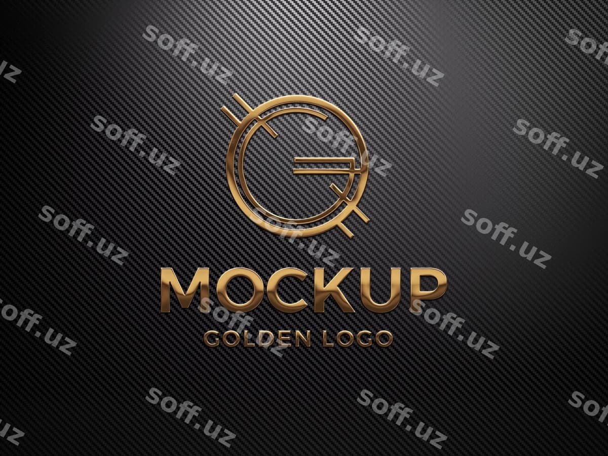 Hashmli oltin logo dizayni | Luxurious golden logo design