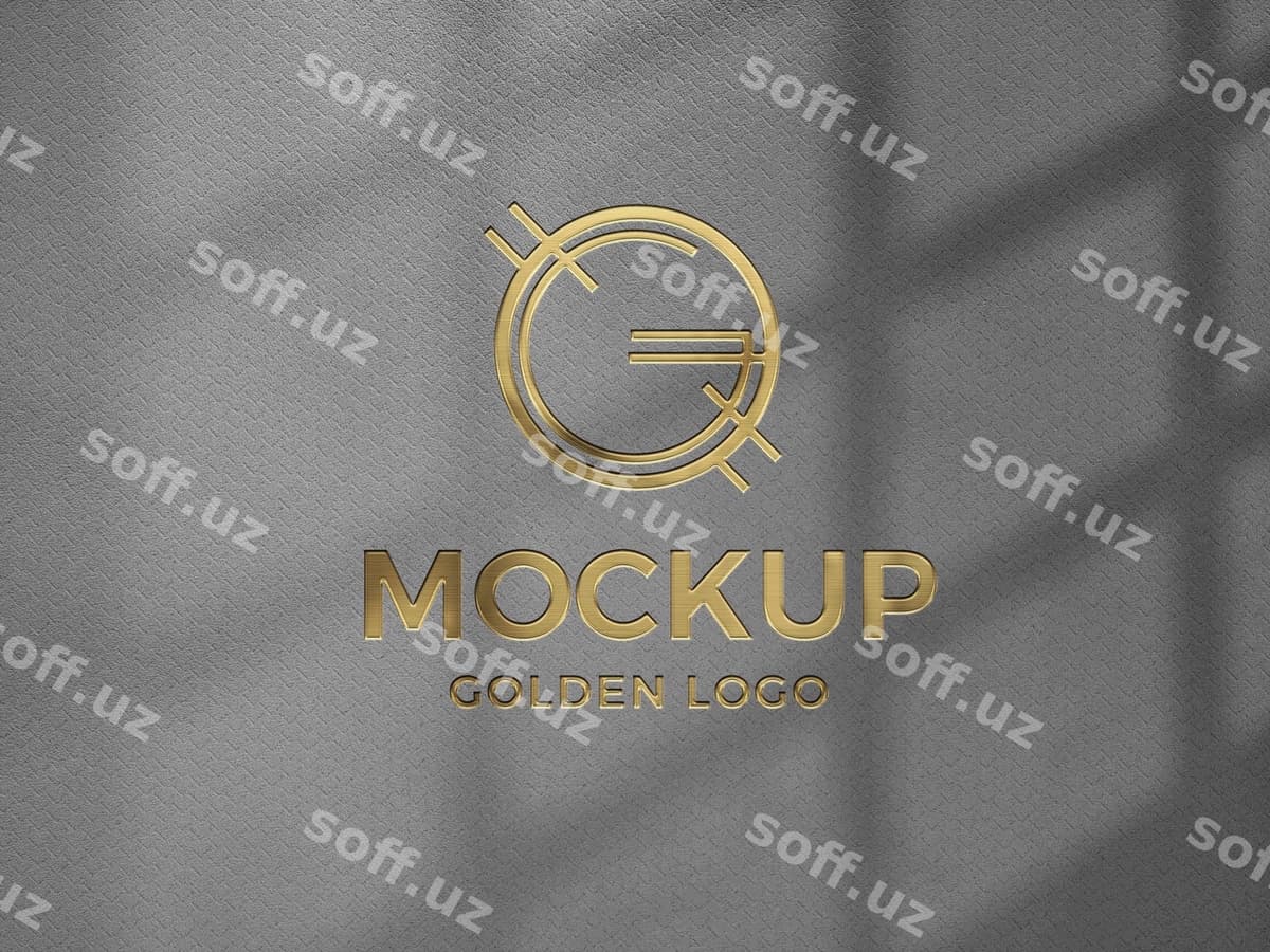 Boyvoron oltin logo dizayni | Luxurious golden logo design