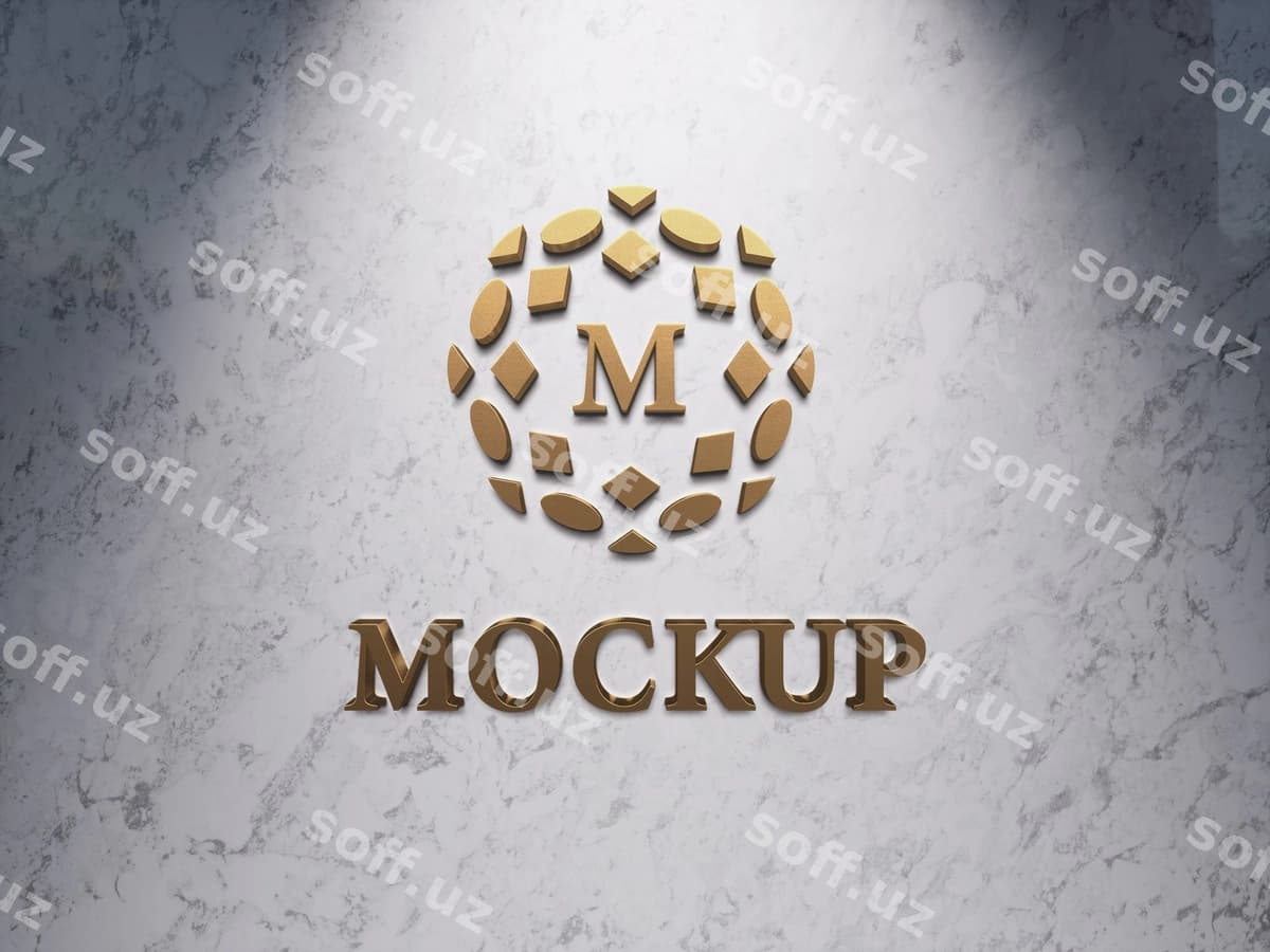 Boylik oltin logotip dizayni | Luxurious golden logo design