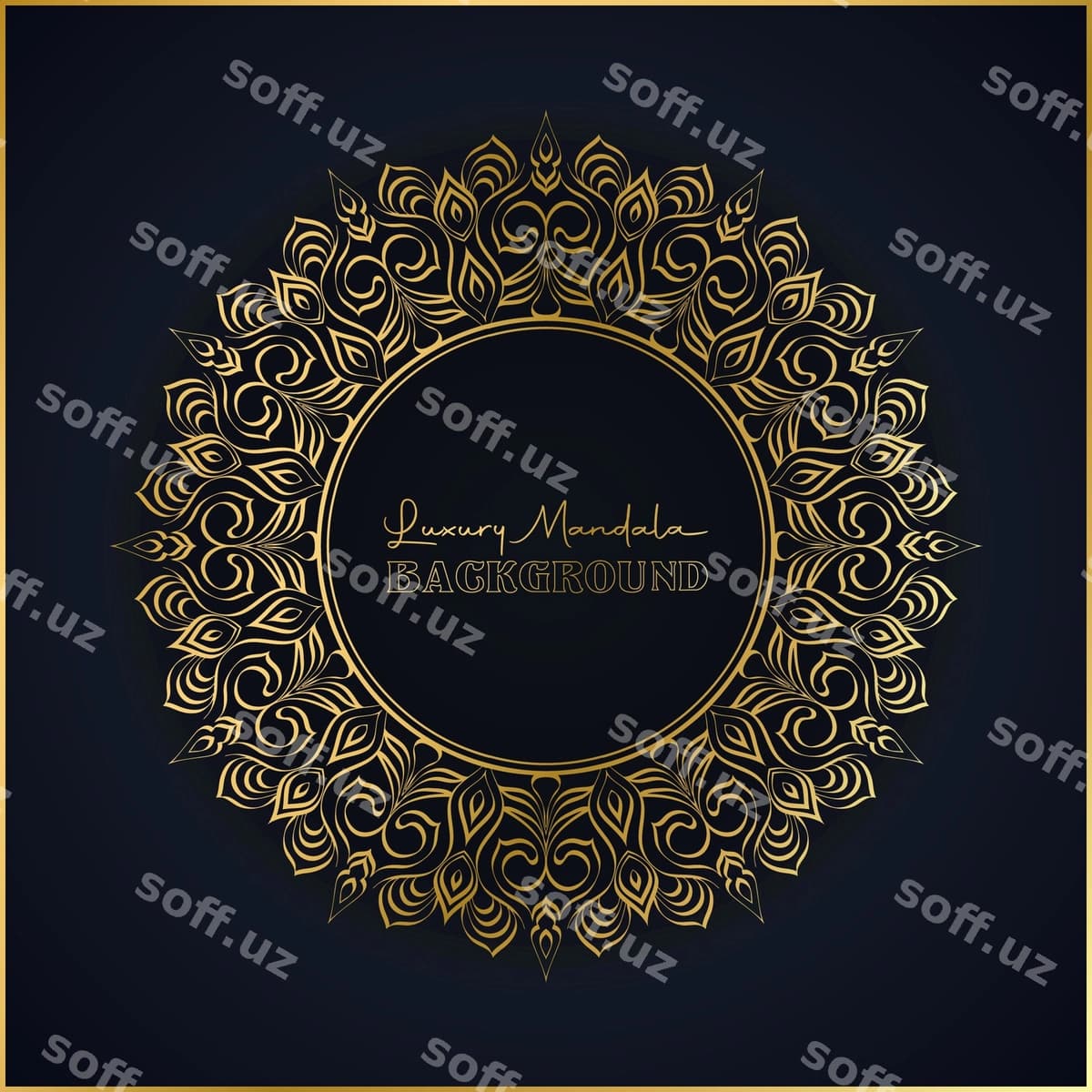 Hashmli mandala orqa fon dizayni | Luxury mandala background design
