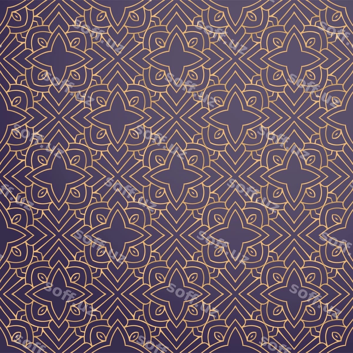 Hashamatli bezakli fon oltin rangda | Luxury ornamental background gold color