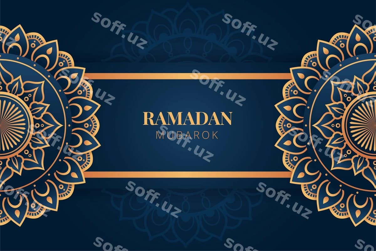 Hashamatli Ramazon Karim fonida | Luxury ramadan kareem background