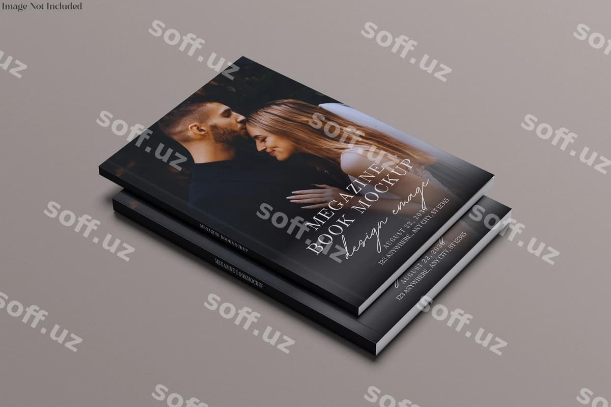 Jurnál A4 kitob namunasi | Magazine a4 book mockup