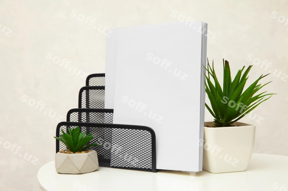 Jurnál tutqich maketi | Magazine holder mockup