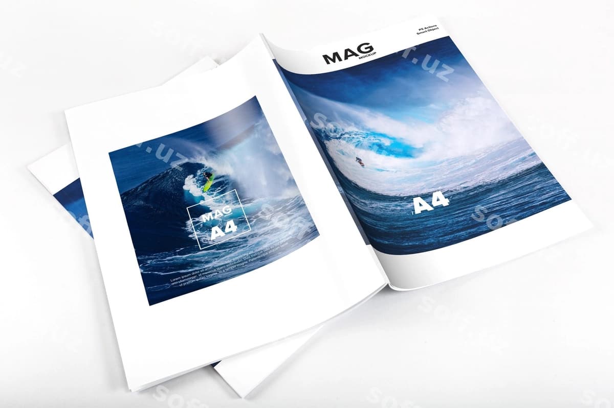 Magazin namuna dizayni | Magazine mock up design