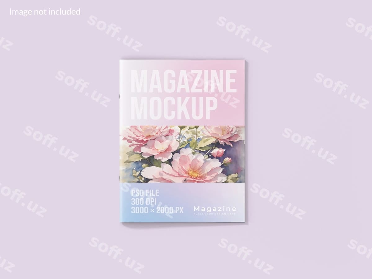 Magazin namunasi | Magazine mockup