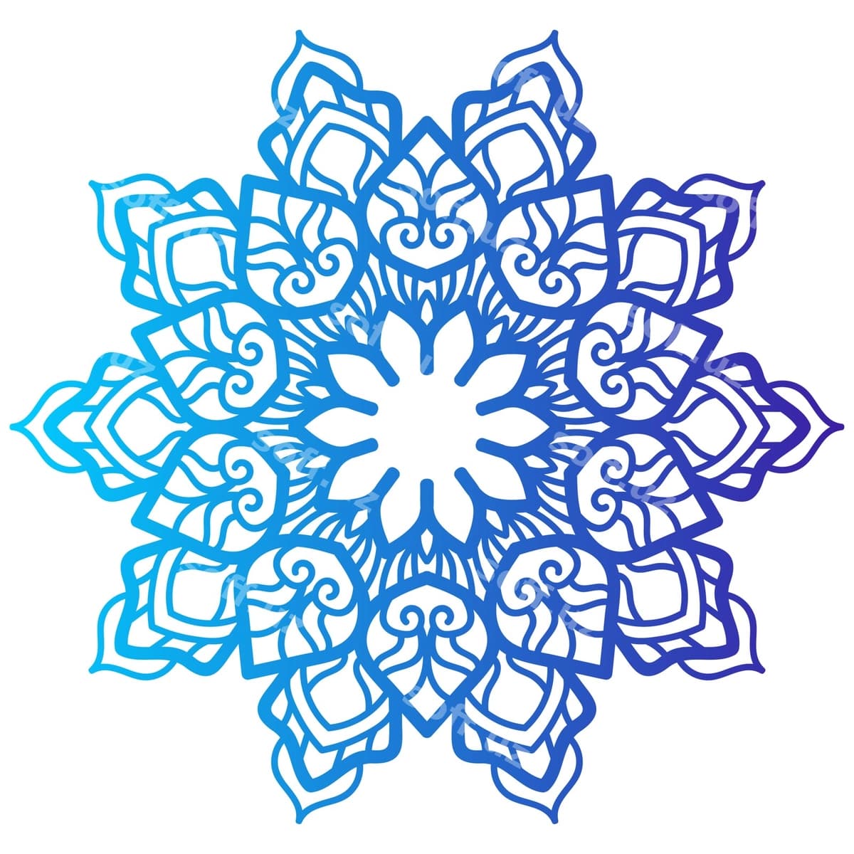 Mandala bezatma gul fon dizayni | Mandala ornament flower background design