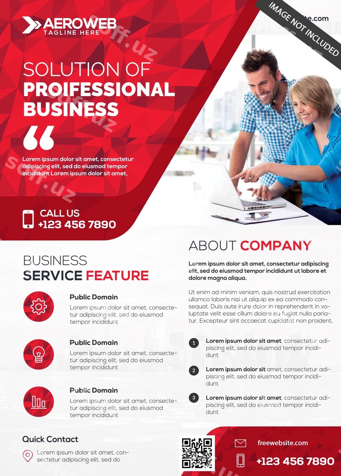 Marketing agentligi flyeri | Marketing agency flyer