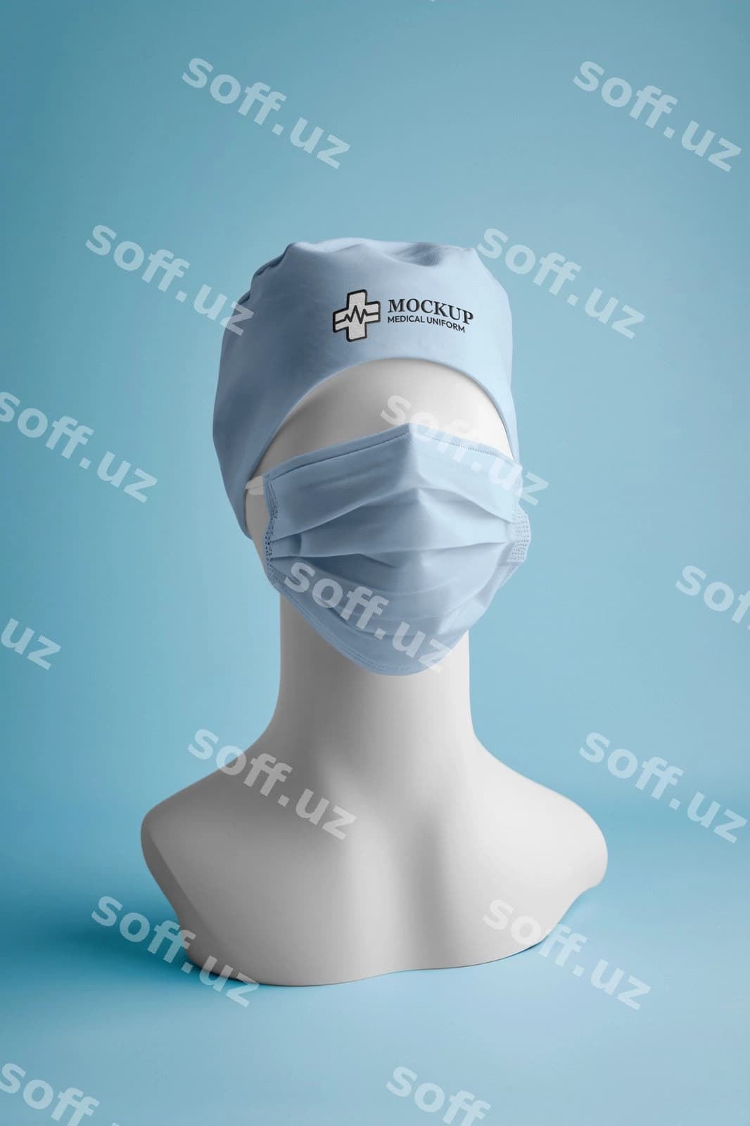 Tibbiy forma maketi dizayni | Medical uniform mockup design