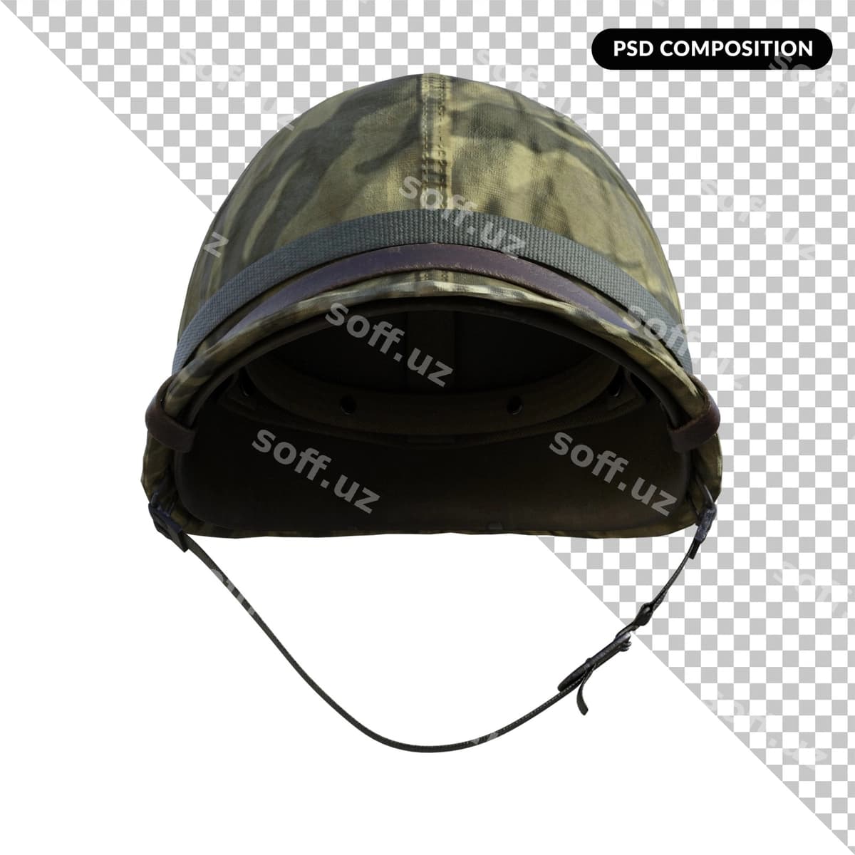 Himoyadorasmi askar qilindi 3d | Military helmet isolated 3d
