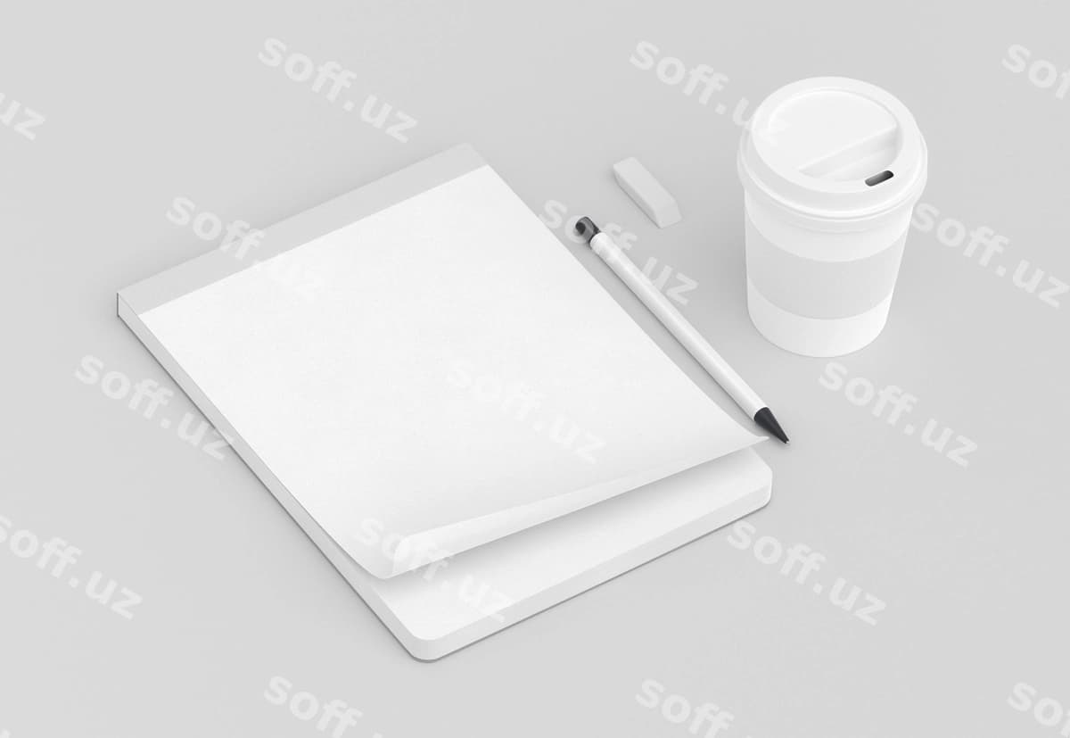 Minimal ofis buyumlari joylashtirilishi | Minimal stationery objects arrangement