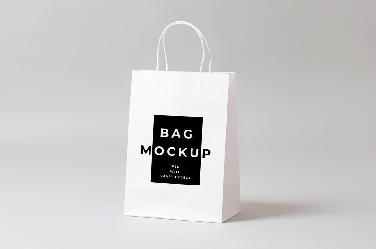 Qog'oz sumka maketlari | Paper bag mockups