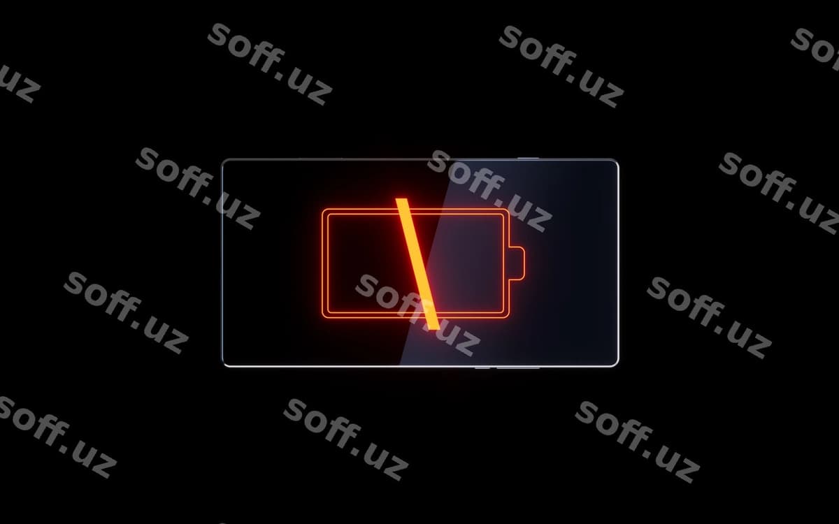 Mobil telefon batareyasi 3d renderlash | Mobile phone battery 3d rendering