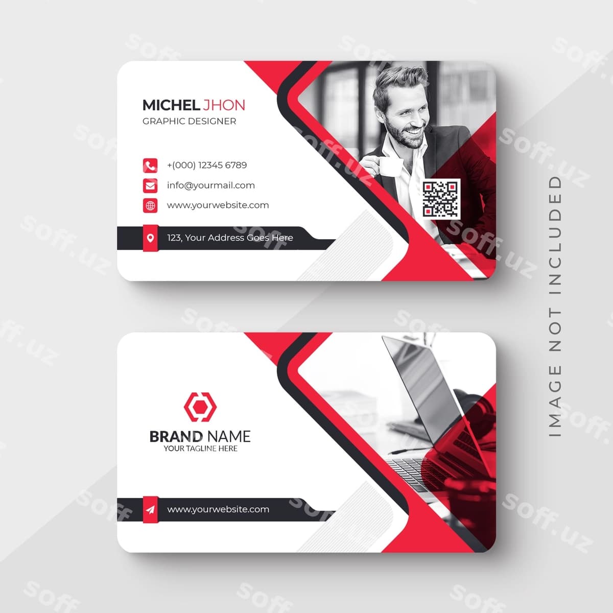 Zamonaviy biznes karta shabloni | Modern business card template