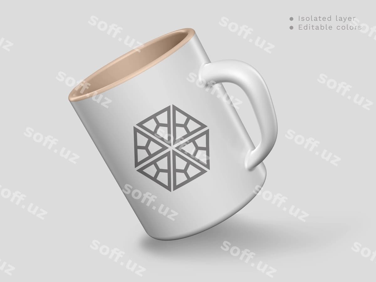 Zamonaviy choyon namunasi | Modern mug mockup