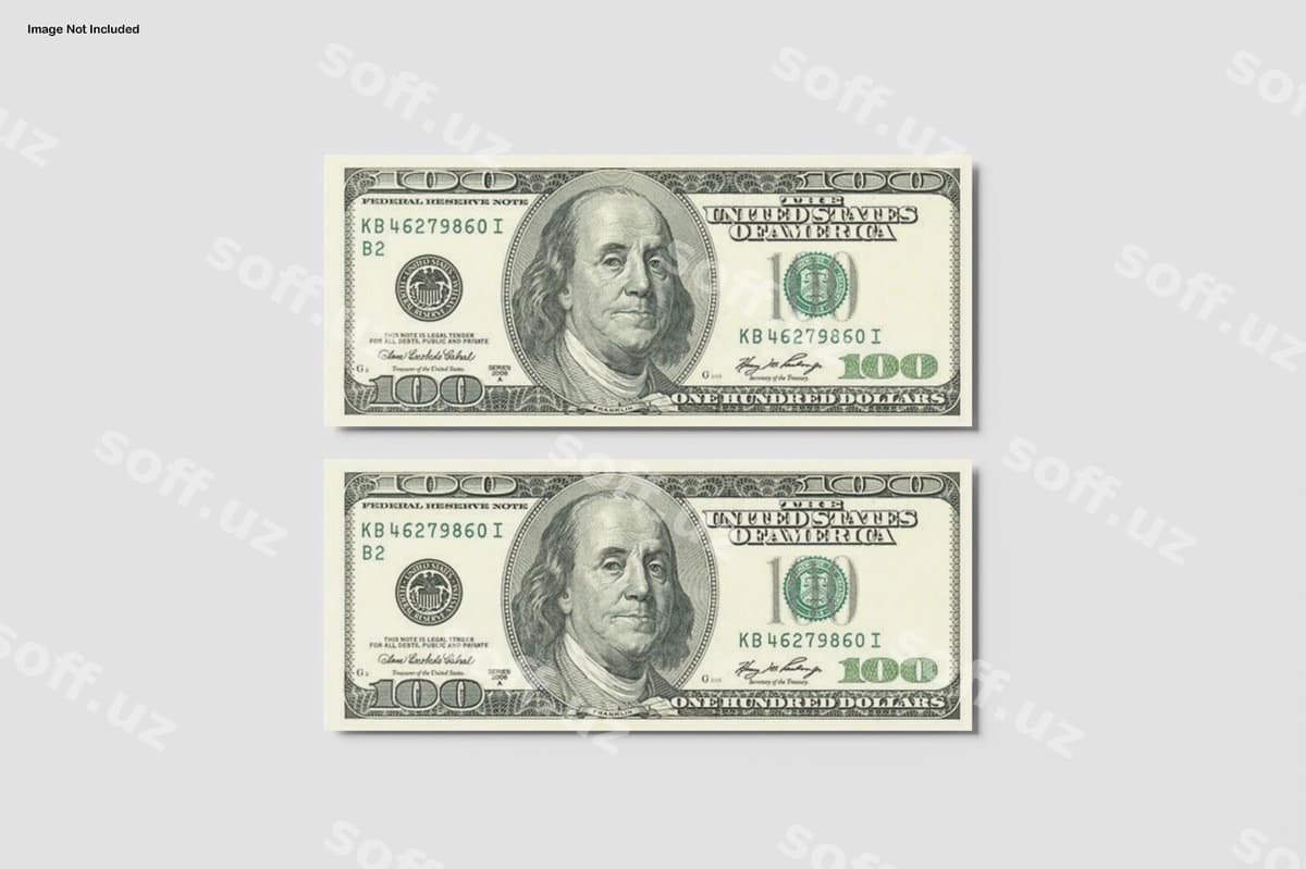 Naqd pul maketi | Money cash mockup