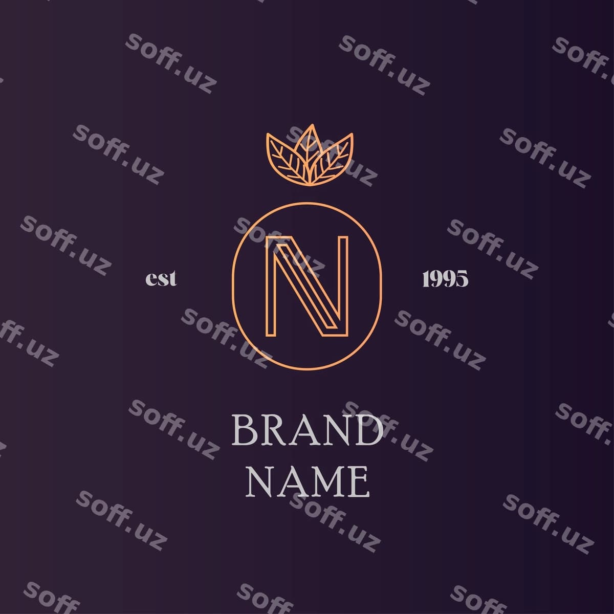 N oltin rangli hashamatli logotip | N gold luxury logo