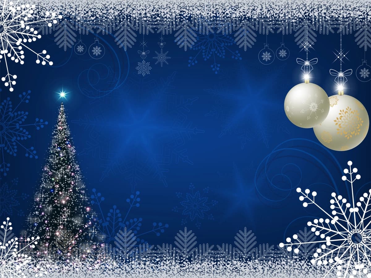 Yaltiroq Rojdestvo daraxti bilan ko'k Rojdestvo dizayni | Christmas blue design with shiny christmas tree