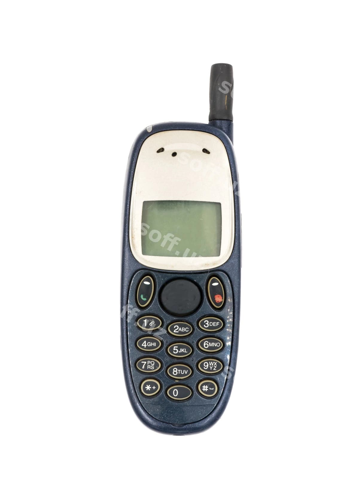 Eski mobil telefon oq fon | Old mobile phone white background