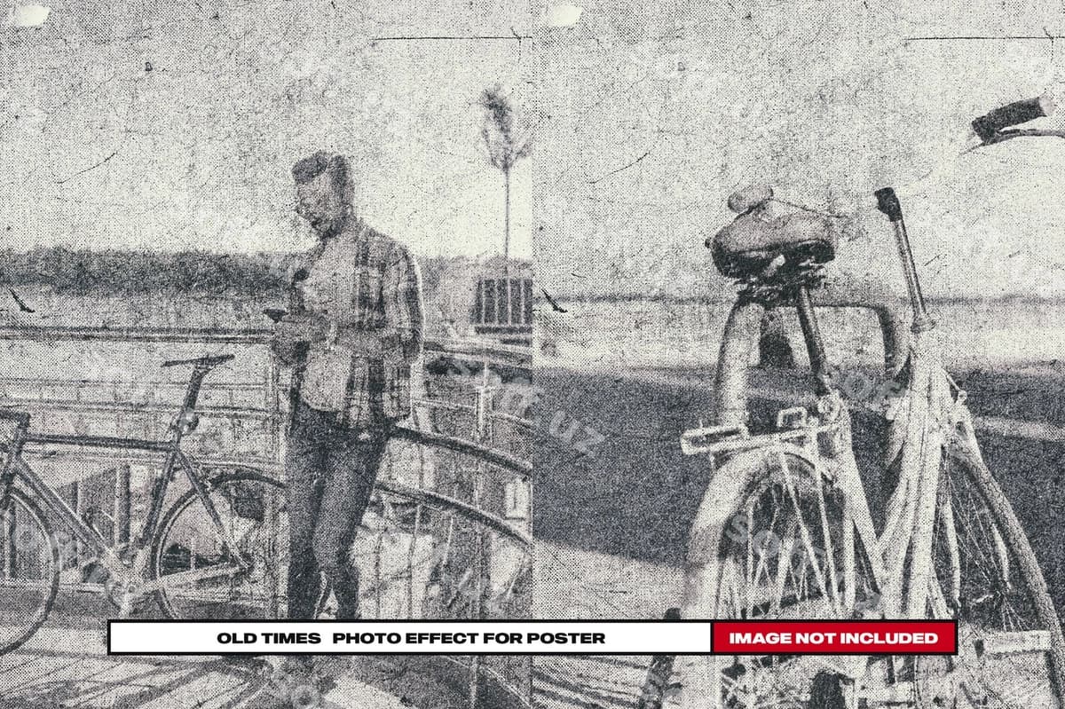 Eski vaqtlar poster effekti | Old times poster effect