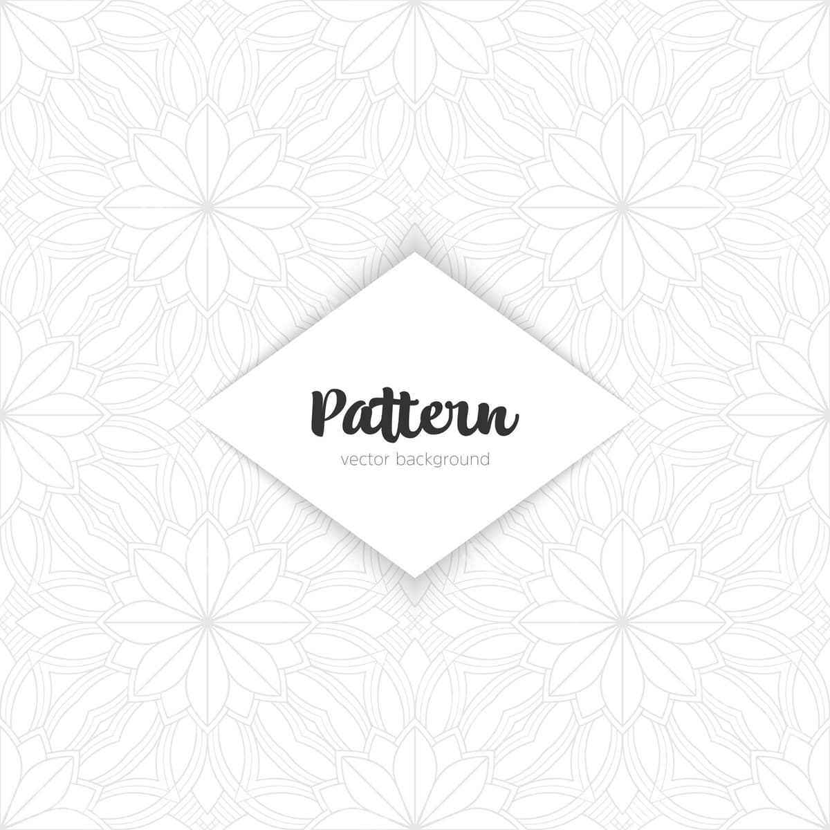 Dekorativ gulli chegarasiz naqsh | Ornamental floral seamless pattern