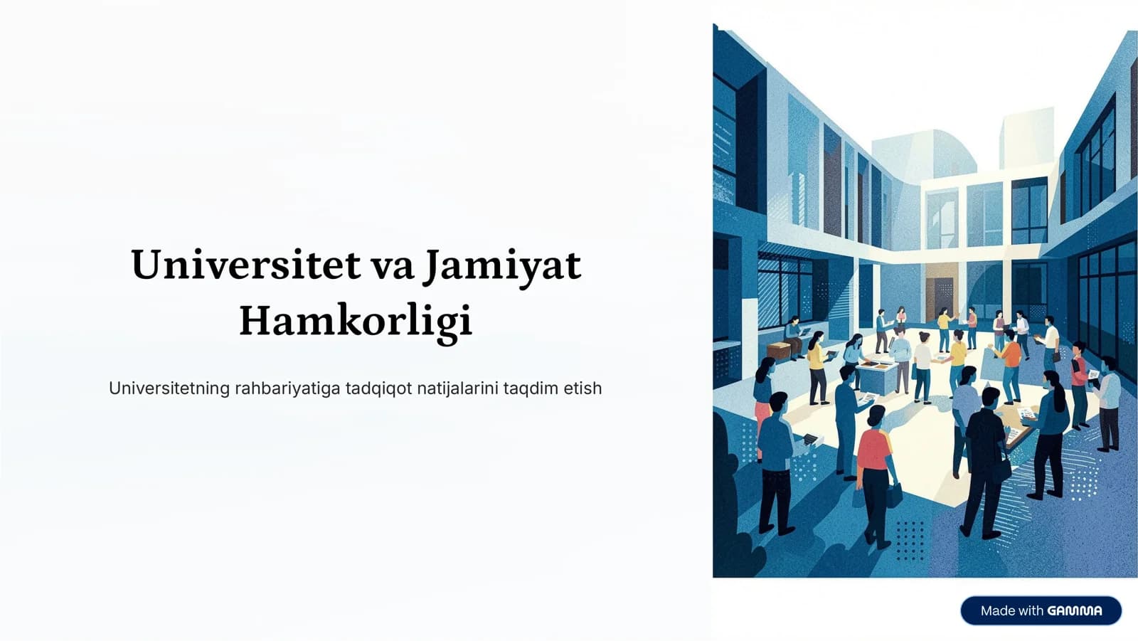 Universitet va Jamiyat Hamkorligi