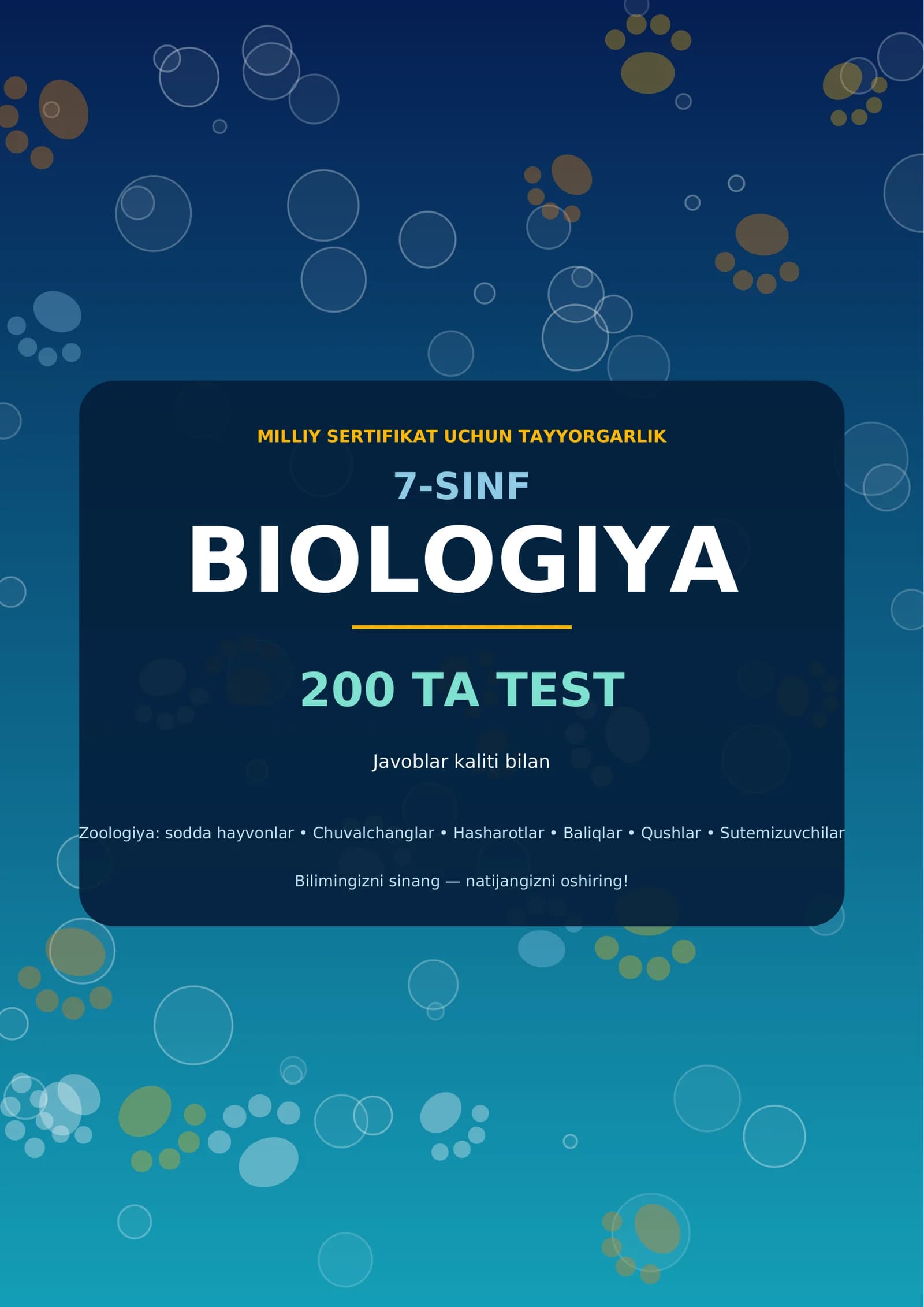 MILLIY SERTIFIKAT UCHUN TAYYORGARLIK