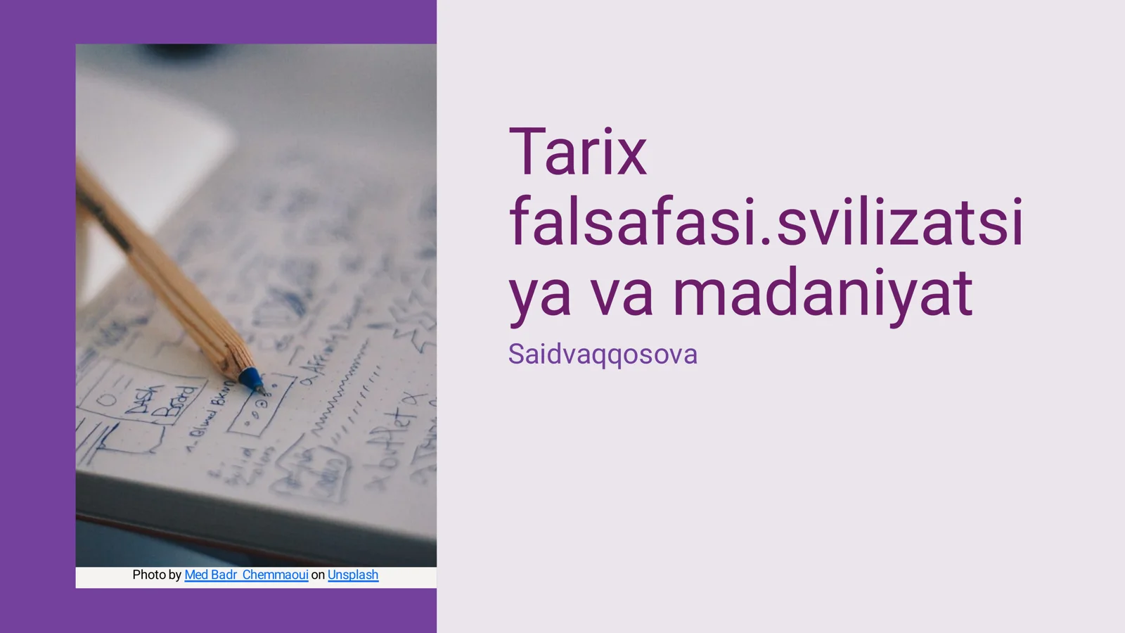 Tarix falsafasining asosiy tushunchalari va muhimligi