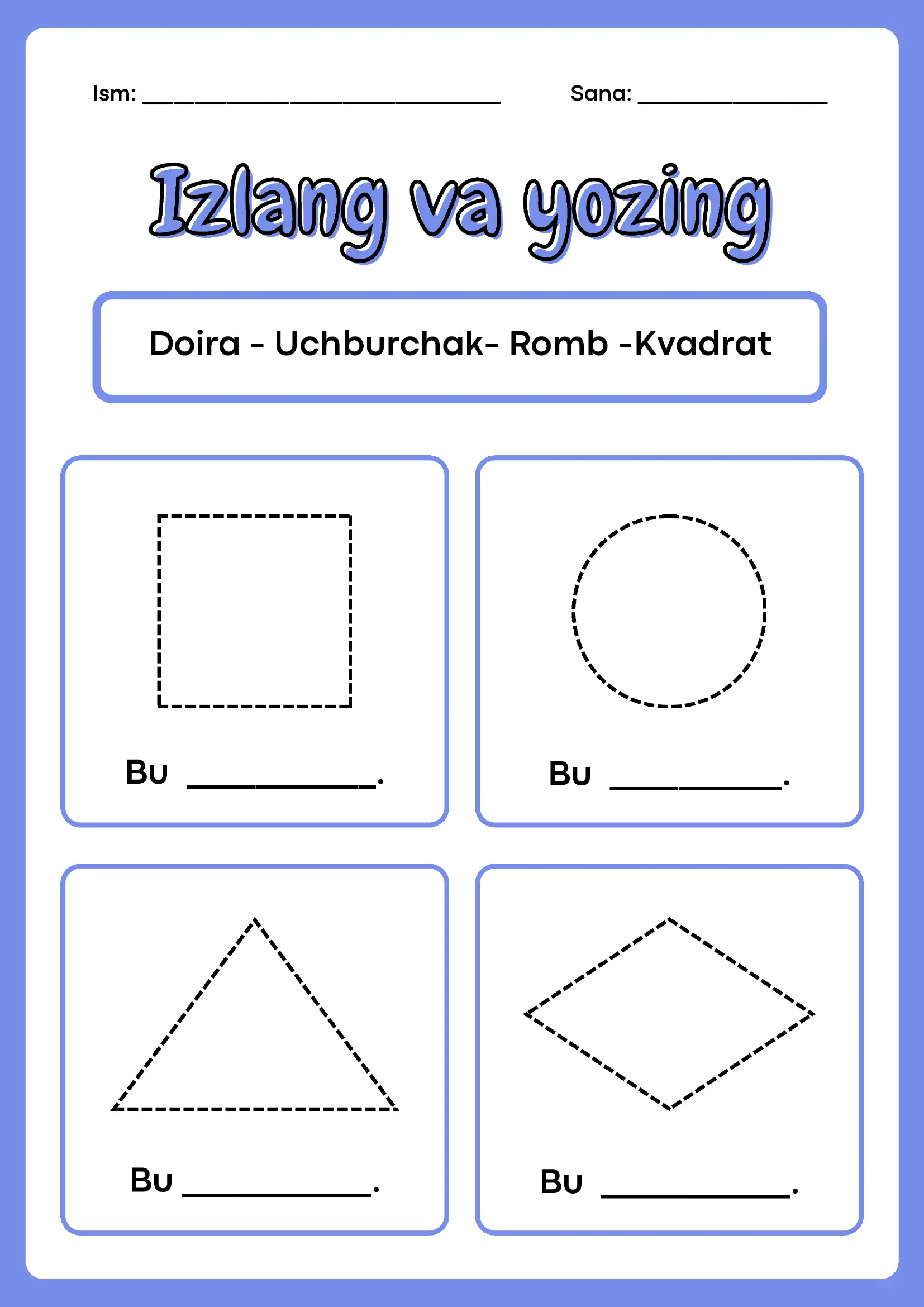 Geometrik shakllar