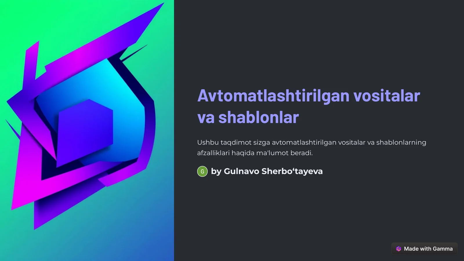 Product slide 1