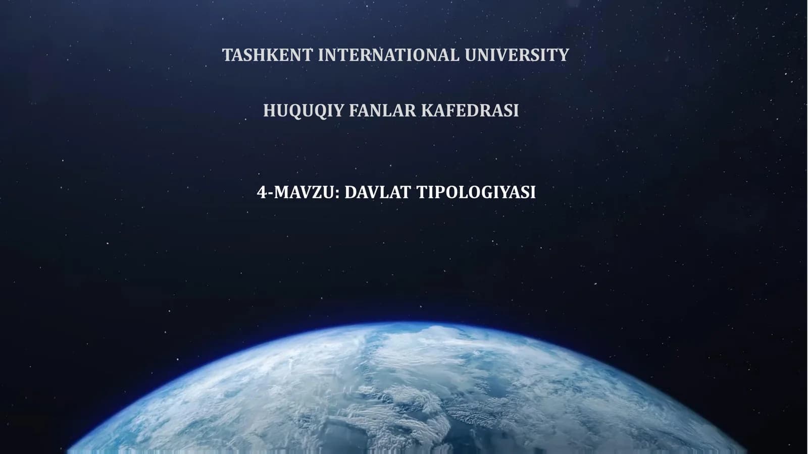 DAVLAT TIPOLOGIYASI