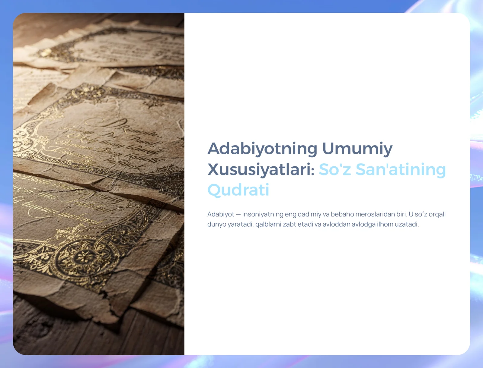 Product slide 1