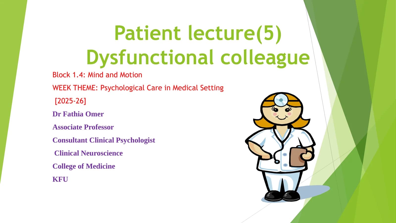 Psychological Care in Medical Setting