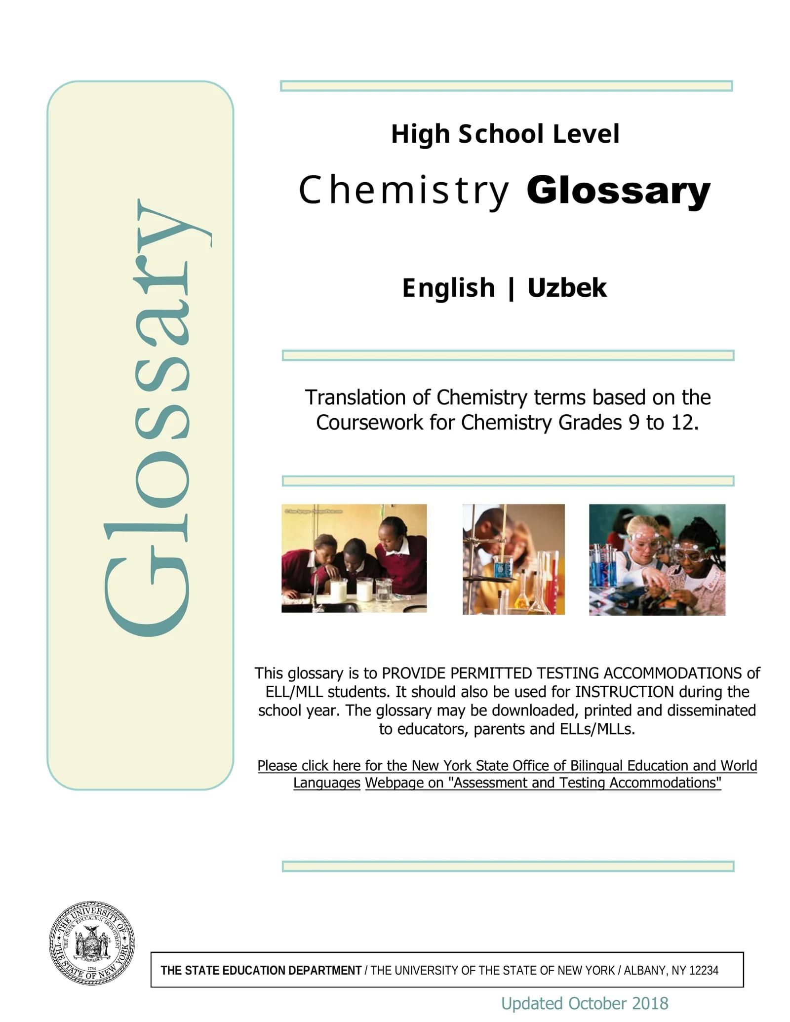 Chemistry Glossary