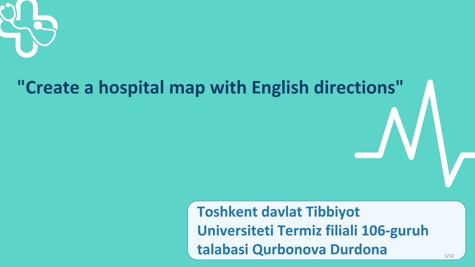 Hospital map