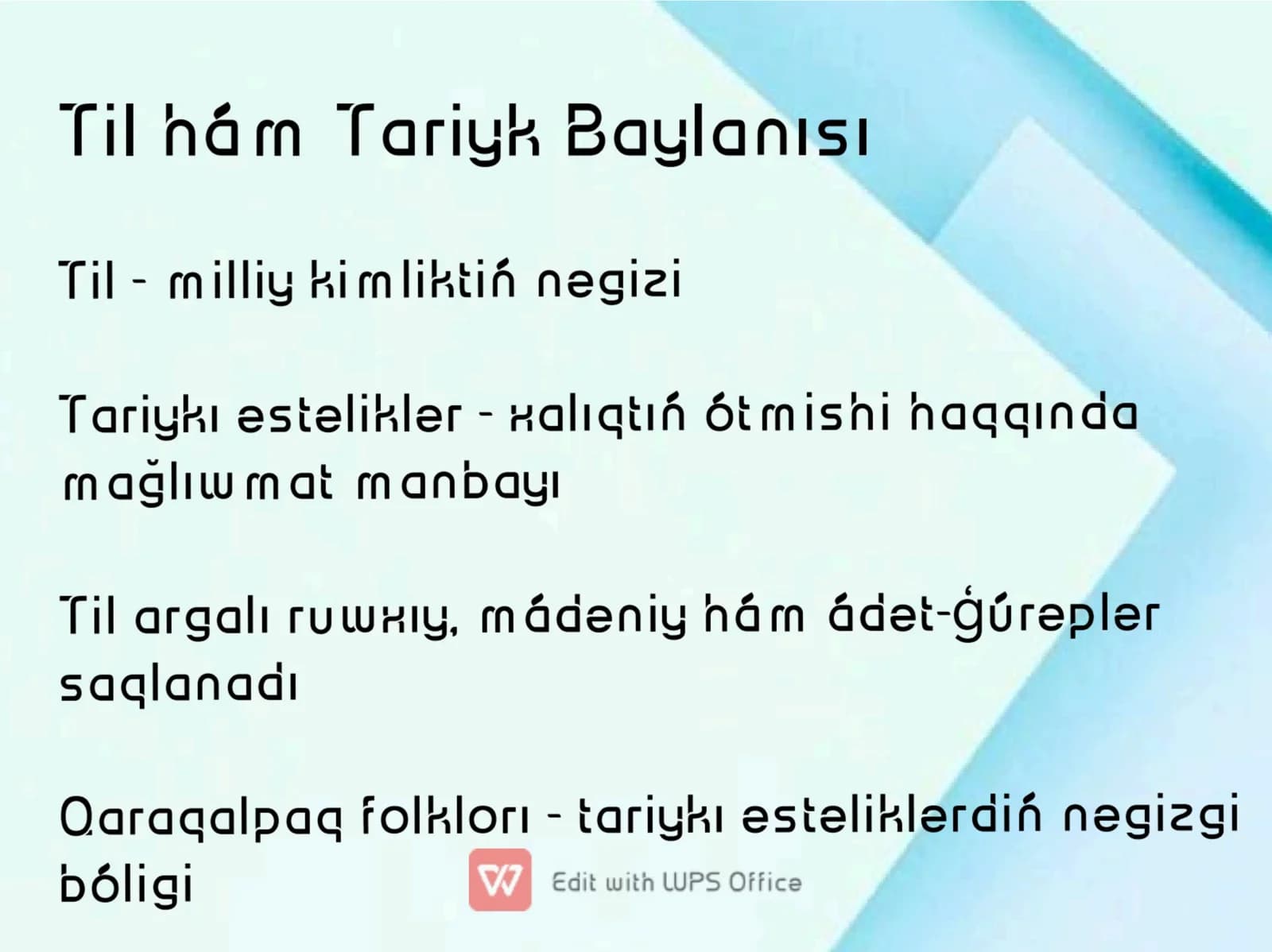 Qoraqalpoq tili