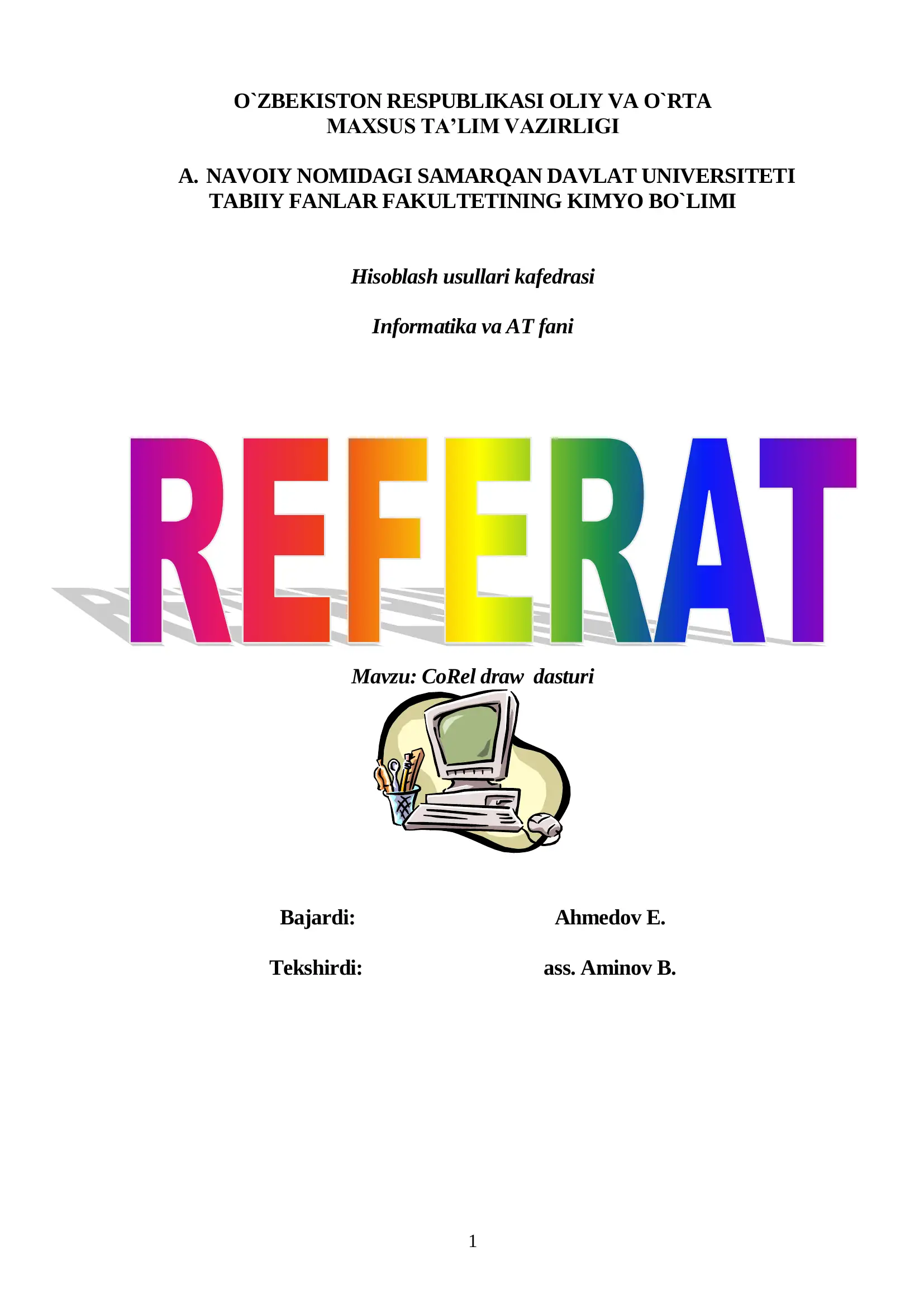 CoRel draw dasturi