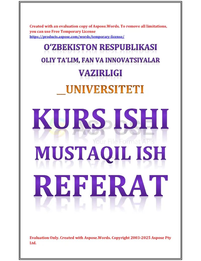 A. Temur va Temuriylar davri renessansi