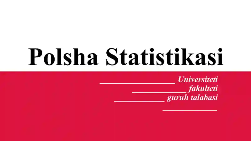 Polsha Statistikasi