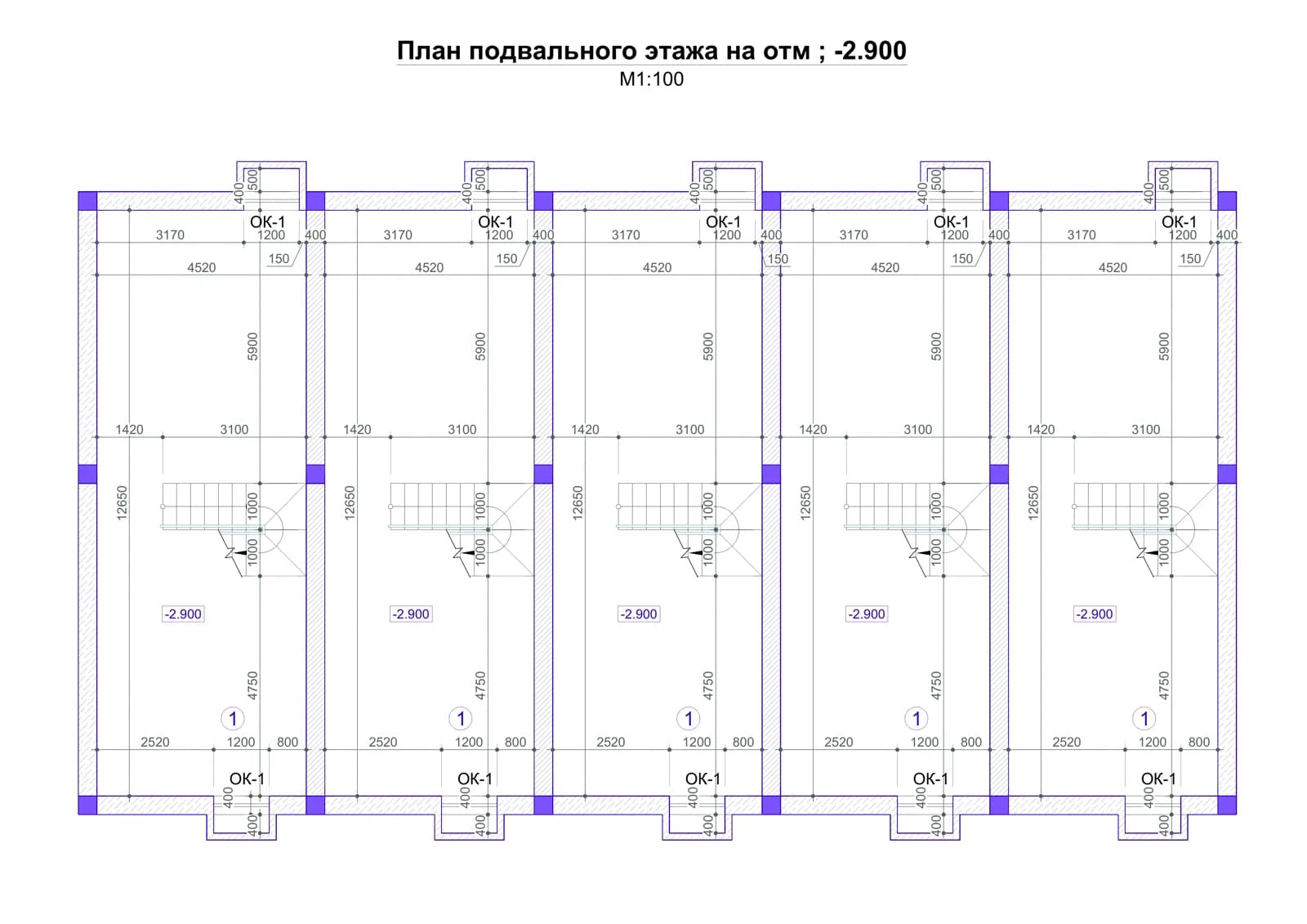 План подвального этажа