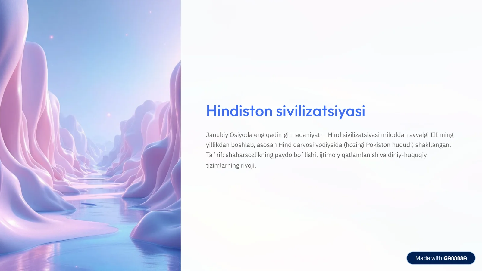 Hindiston sivilizatsiyasi