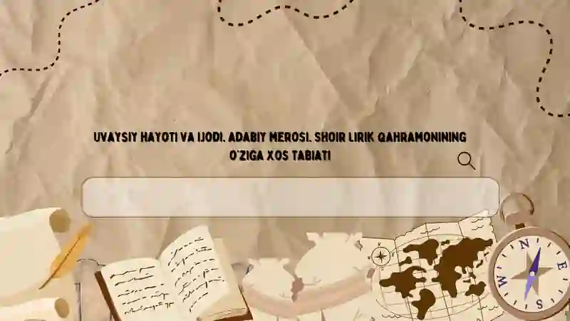 Uvaysiy hayoti va ijodi