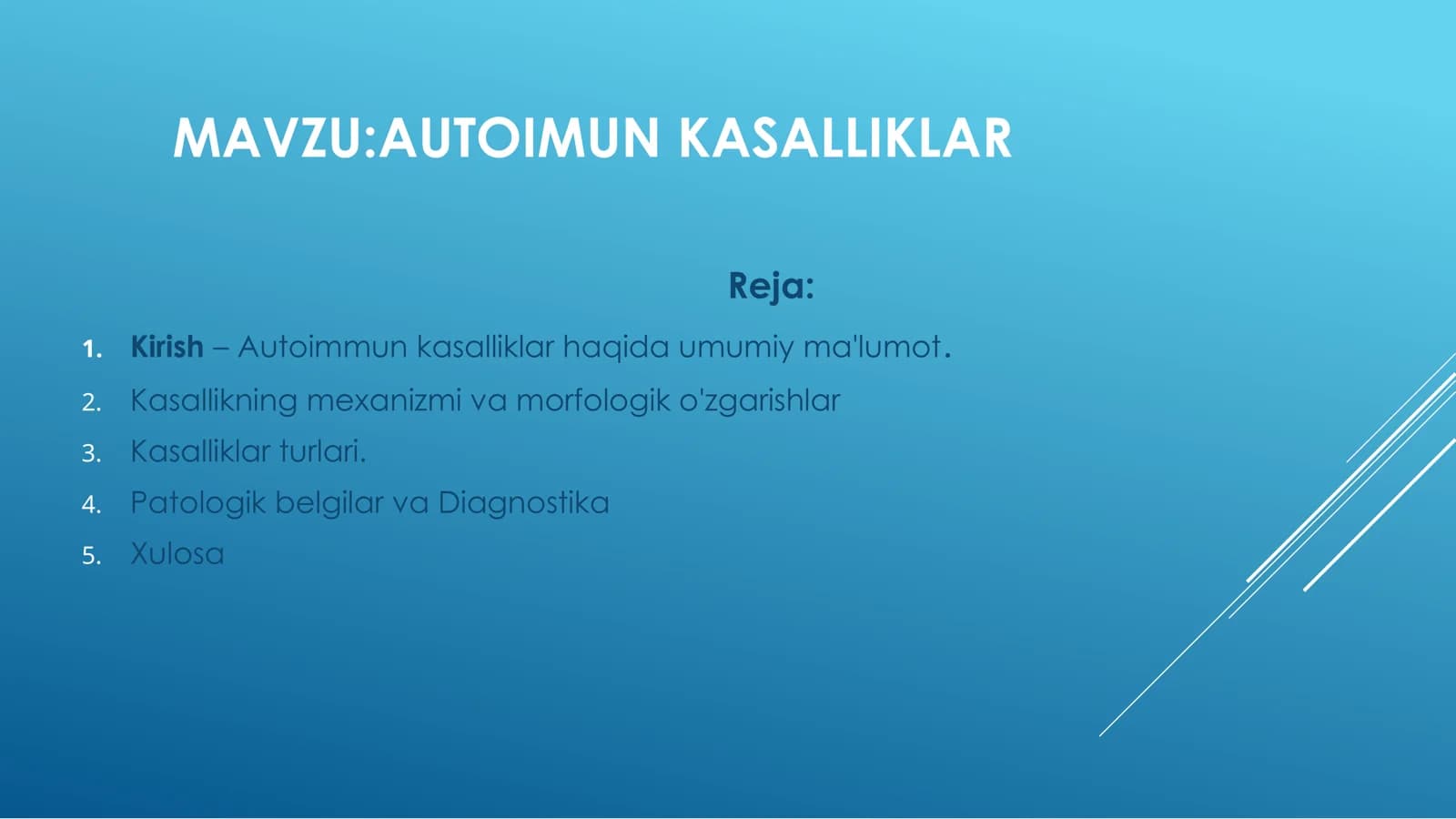 AUTOIMUN KASALLIKLAR