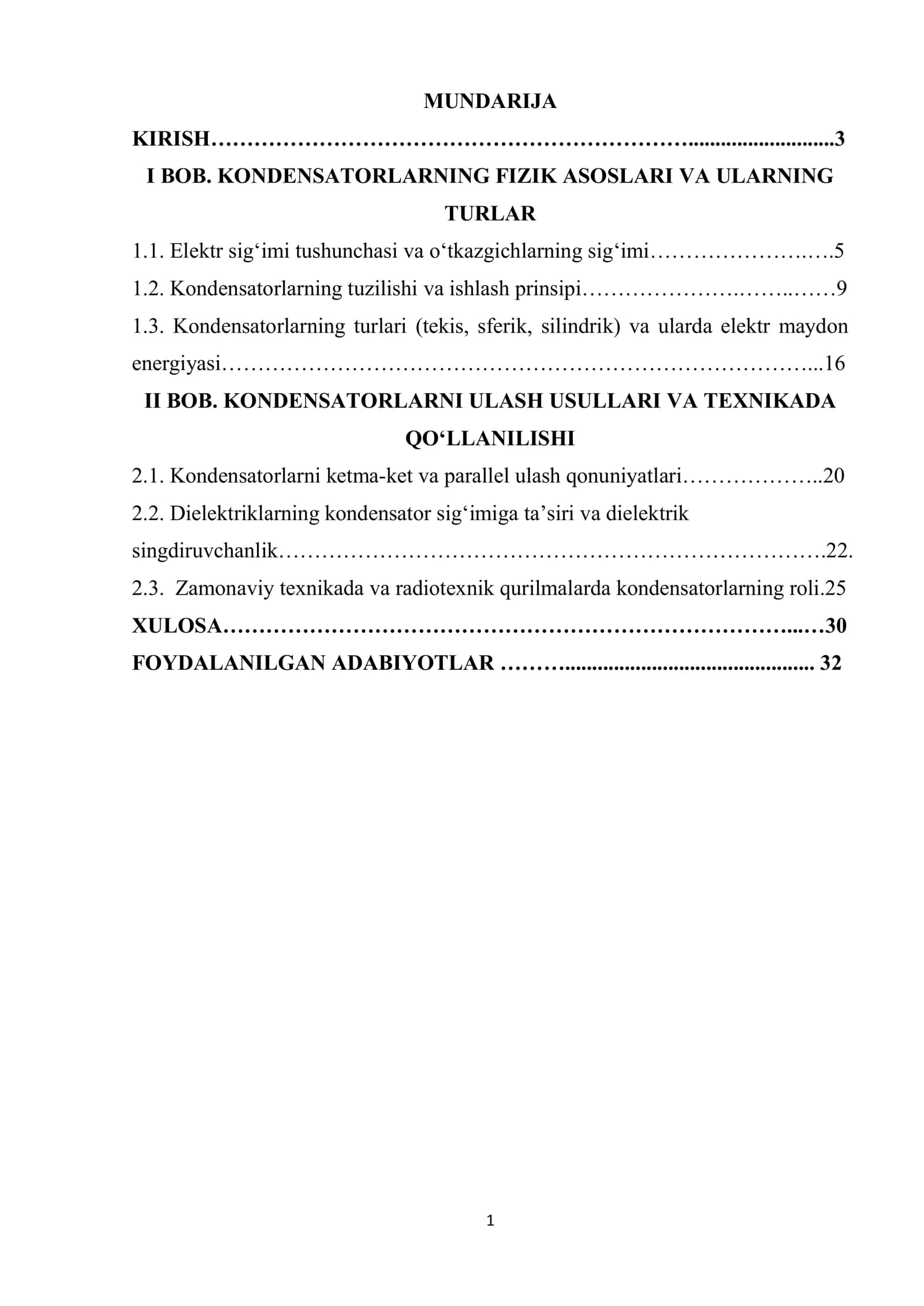 kurs ishi