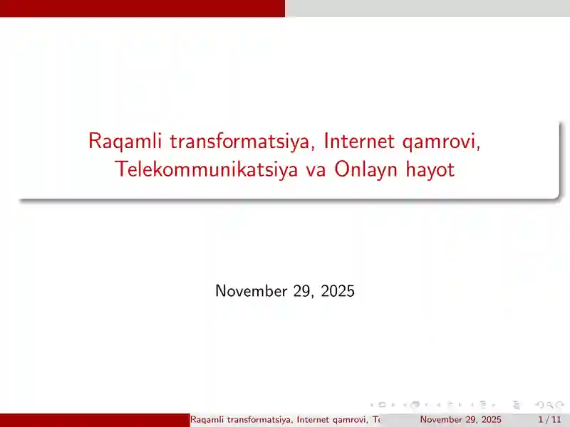 Raqamli transformatsiya
