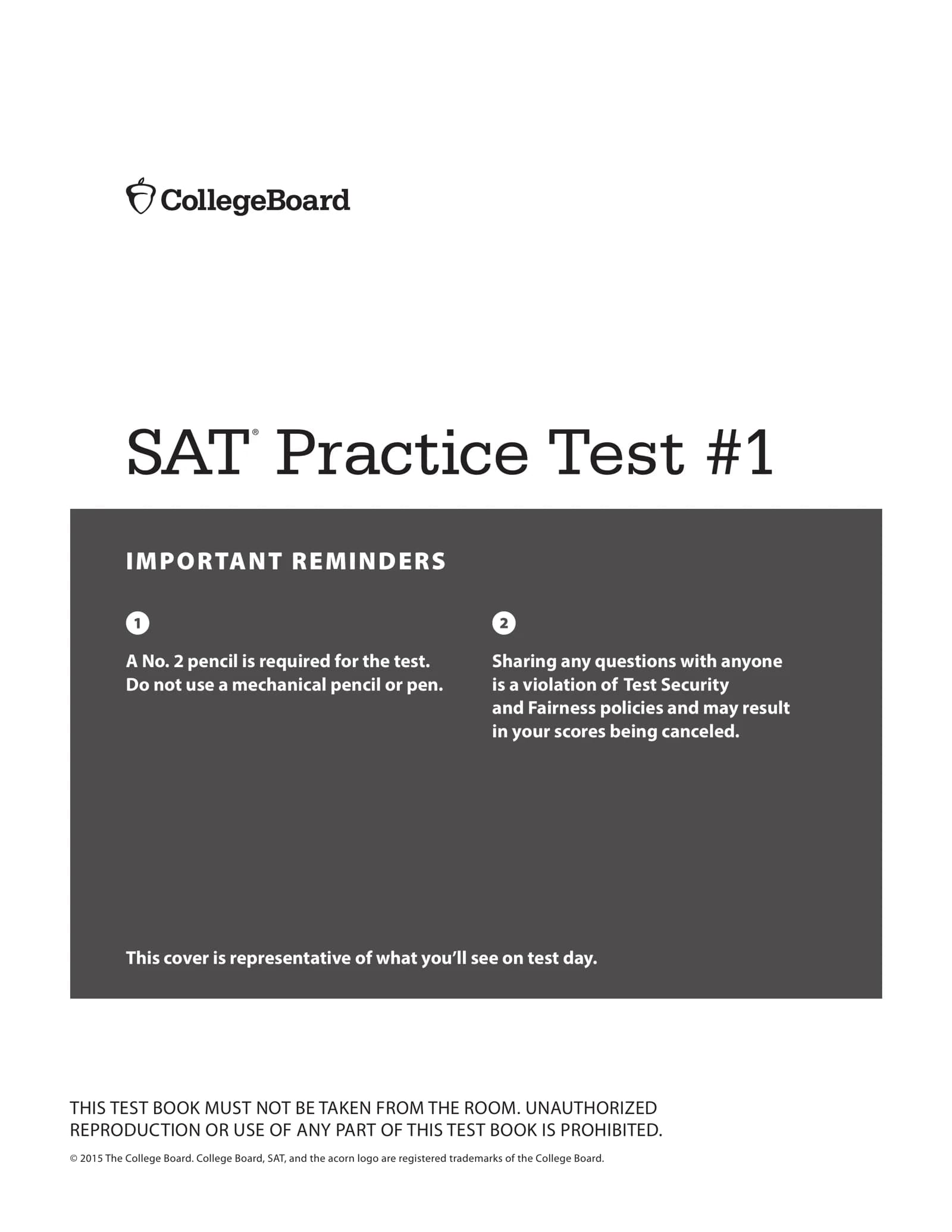 SAT Practice Test #1